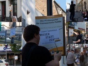 Piraten-Plakatieren-Bonn